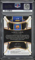 Carte Panini Select FIFA 2023-24 Lamine Yamal - Camouflage Hiver #27/99 - PSA 9
