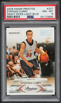 2009 Panini Prestige Draft Picks Light Blue Stephen Curry ROOKIE