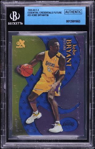 1999 Fleer E-X Essential Credentials Future Kobe Bryant /36 #25