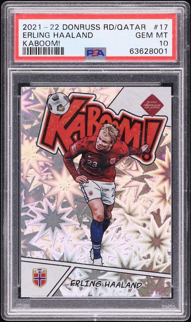PANINI DONRUS ERLING HAALAND ハーランド PSA10 ERLING HAALAND 2023