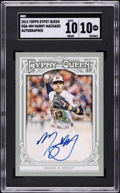 2013 Topps Batting Manny Machado ROOKIE #270 PSA 10 GEM MINT on