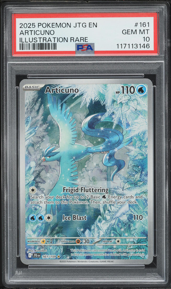2025 Pokemon Scarlet & Violet Journey Together IR Articuno #161 PSA 10 GEM MINT