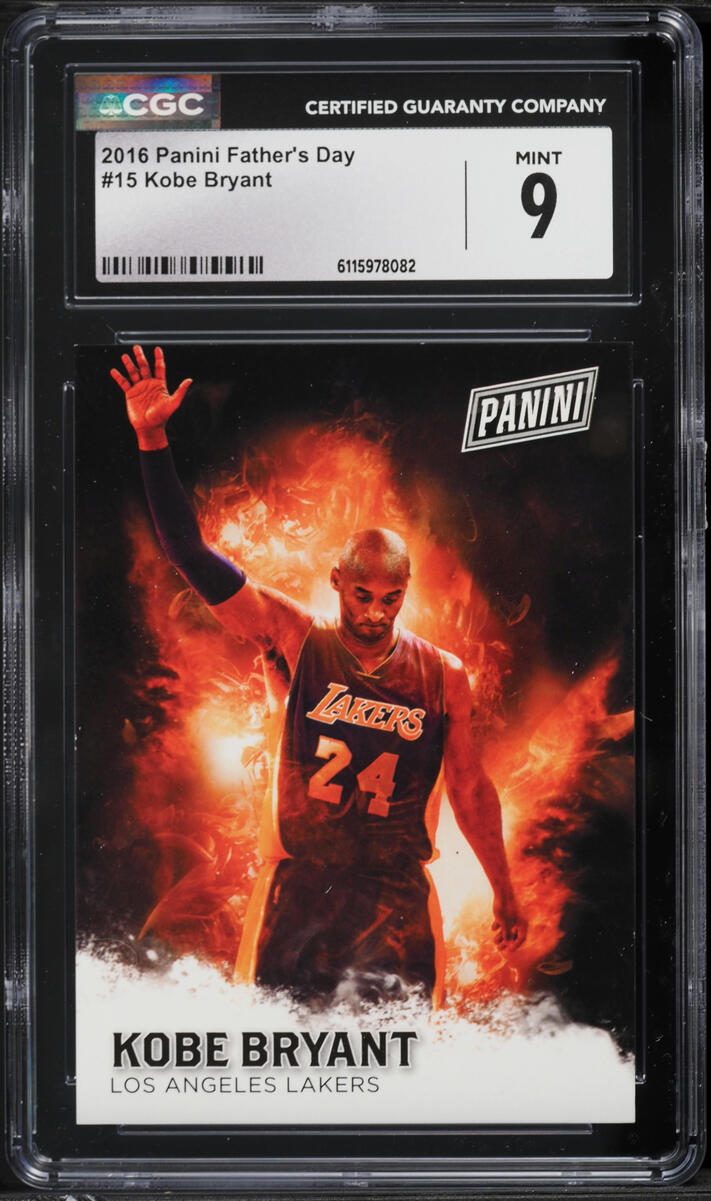 2016 Panini Father's Day Kobe Bryant #15 CGC 9 MINT