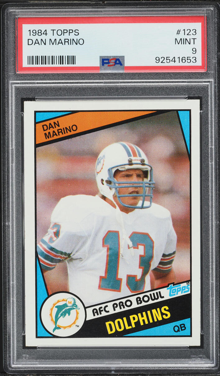 1984 Topps Football Dan Marino ROOKIE #123 PSA 9 MINT