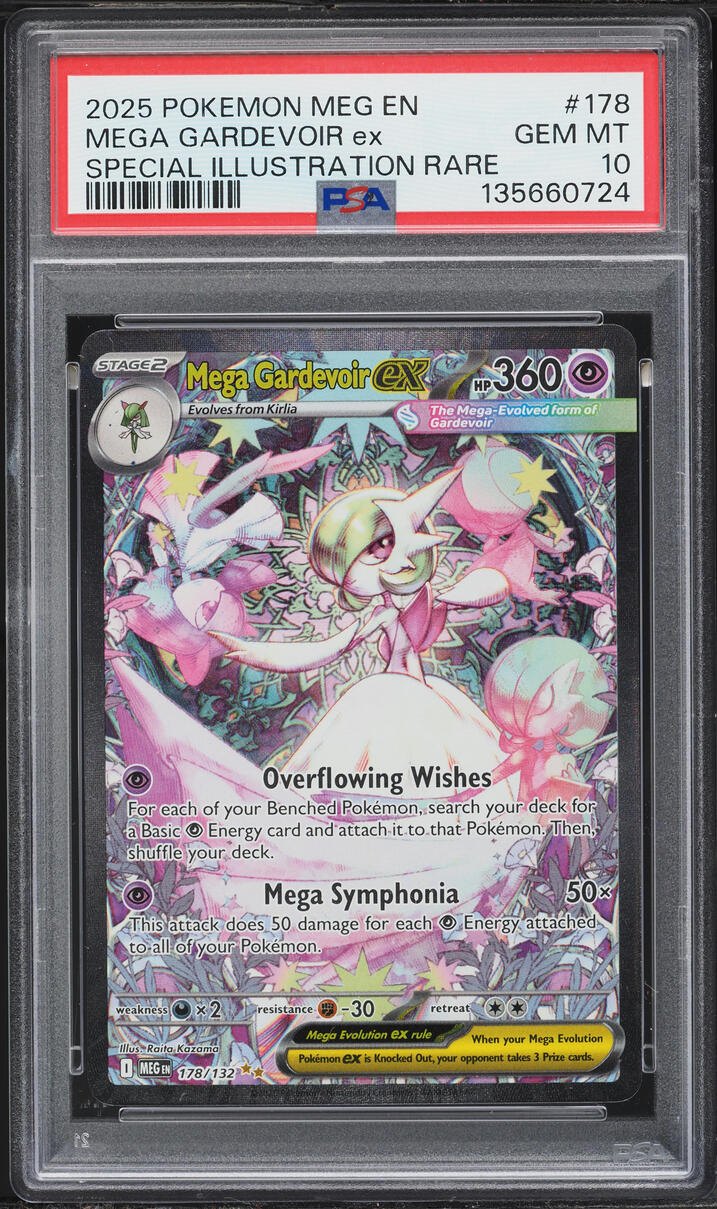 2025 Pokemon Mega Evolution SIR Mega Gardevoir EX #178 PSA 10 GEM MINT