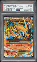2014 Pokemon XY Flashfire Full Art Mega Charizard EX #107 PSA 10