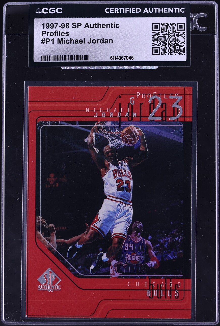 1997 SP Authentic Profiles Michael Jordan #P1 CGC AUTH
