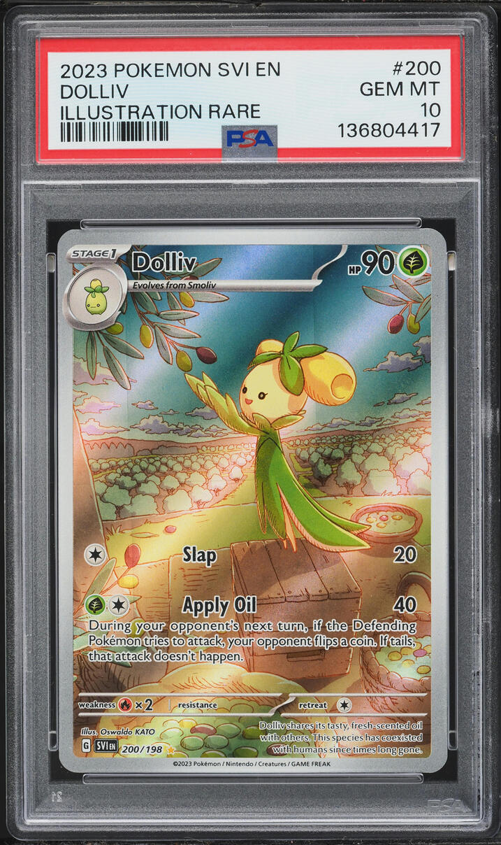 2023 Pokemon Scarlet & Violet IR Dolliv #200 PSA 10 GEM MINT