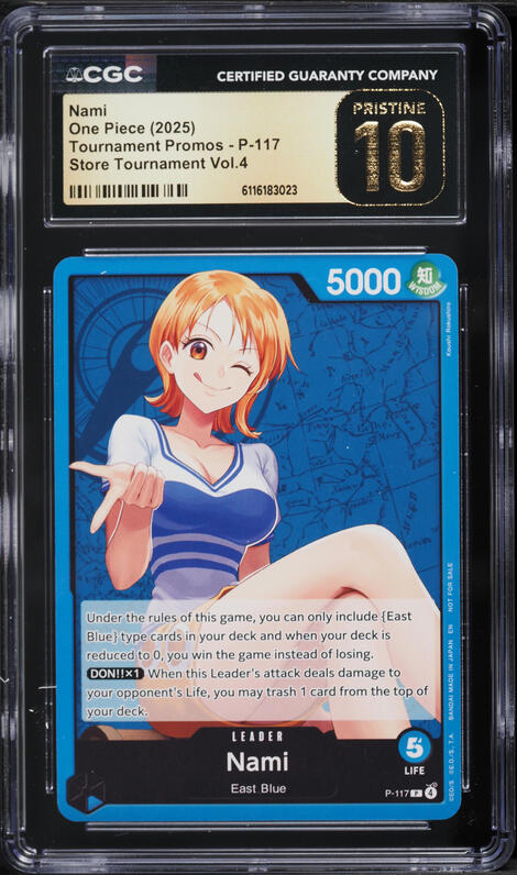 2025 One Piece Tournament Promo Store Volume 4 Leader Nami #P-117