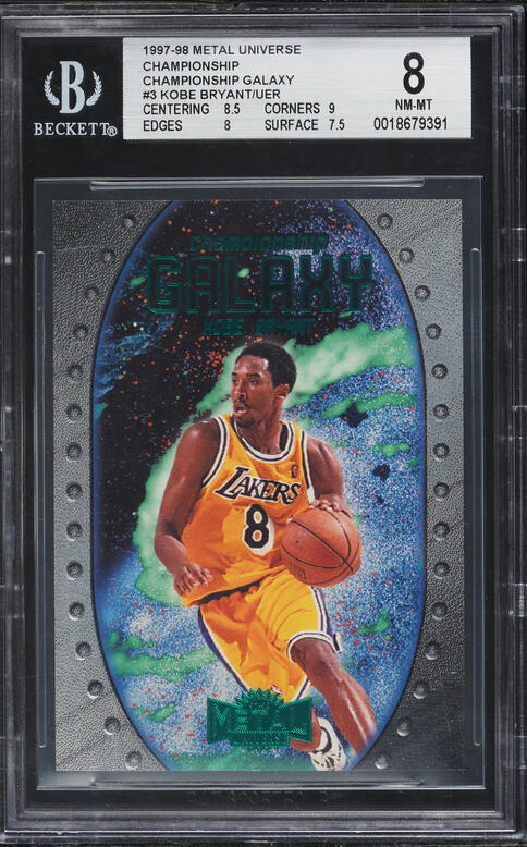 1997 Skybox Z Force Zuperman Kobe Bryant #195 PSA 10 GEM MINT on