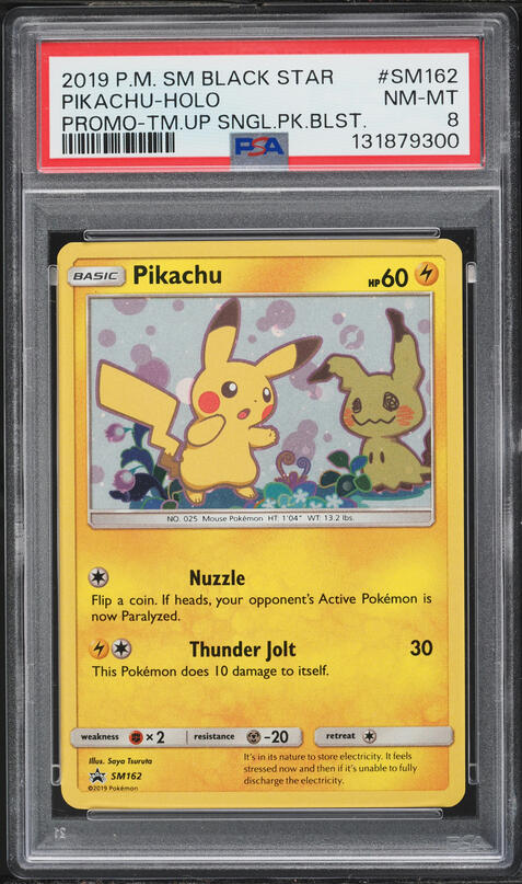 2016 Pokemon Japanese SM Pikachu's New Friends Holo Pikachu #4 PSA