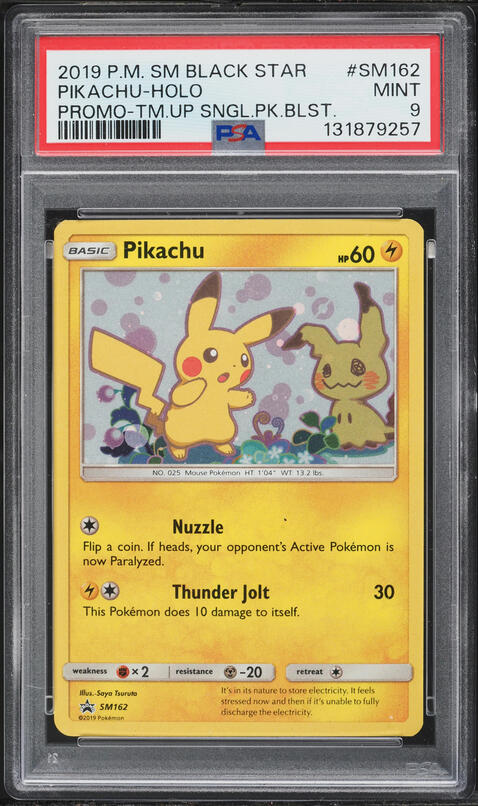 2019 Pokemon Japanese SM Family Card Game Deck Pikachu #18 PSA 10