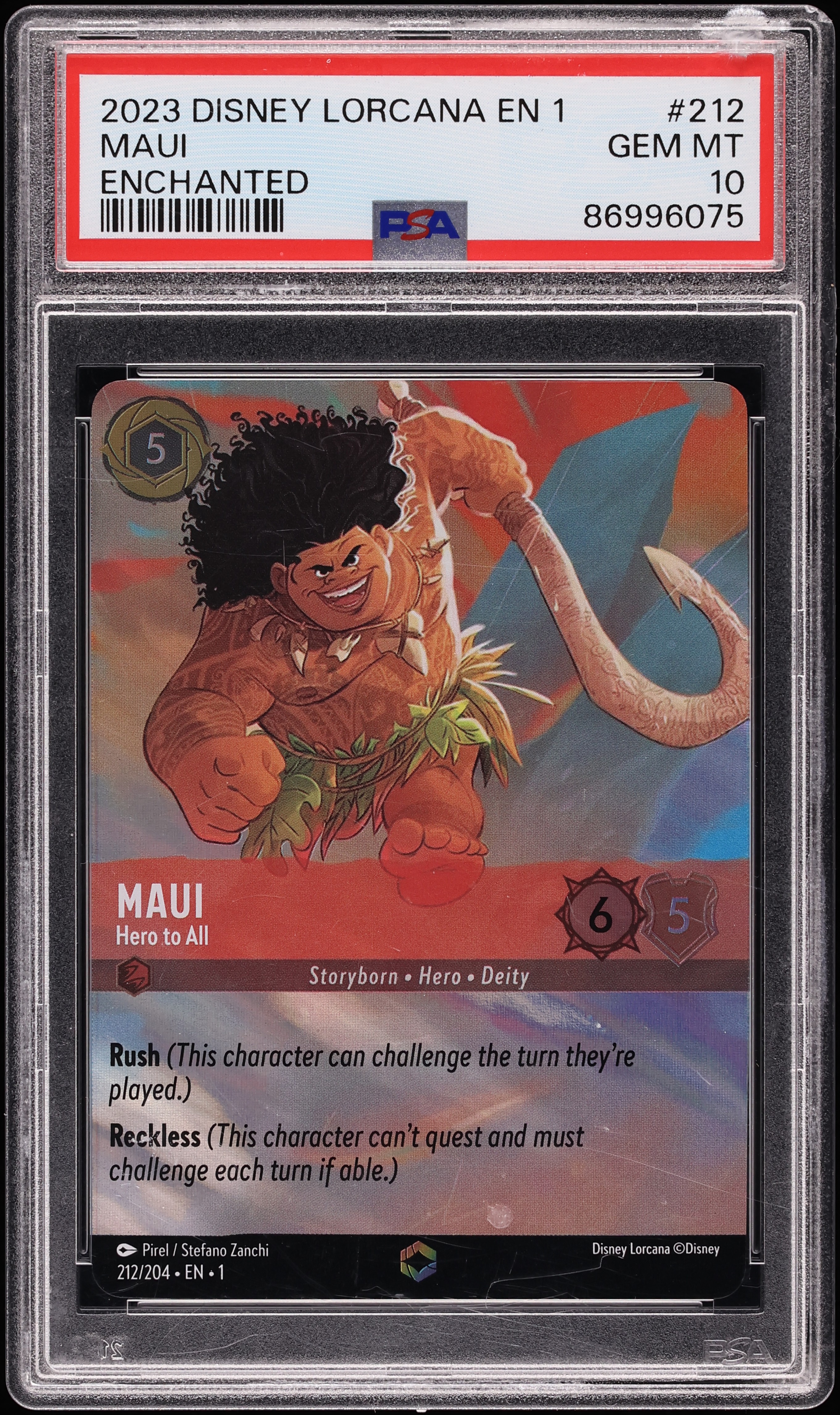 2023 Disney Lorcana The First Chapter Enchanted Maui Hero To All