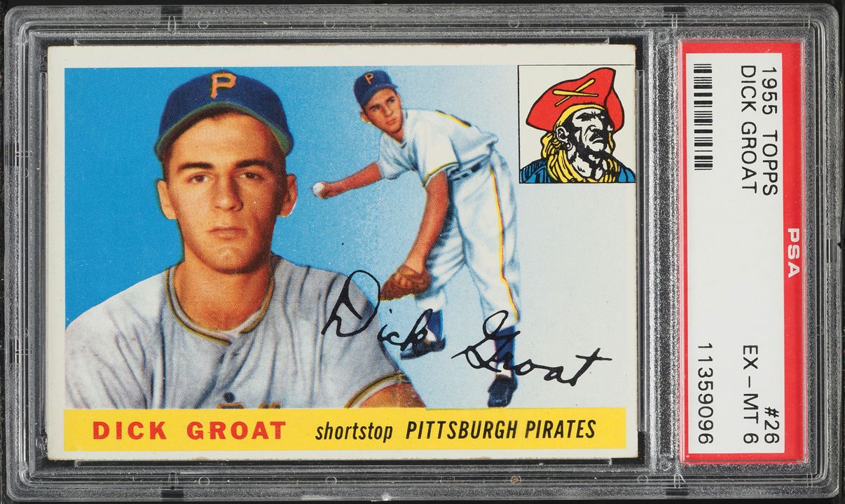 1955 Topps Dick Groat #26 PSA 6 EXMT