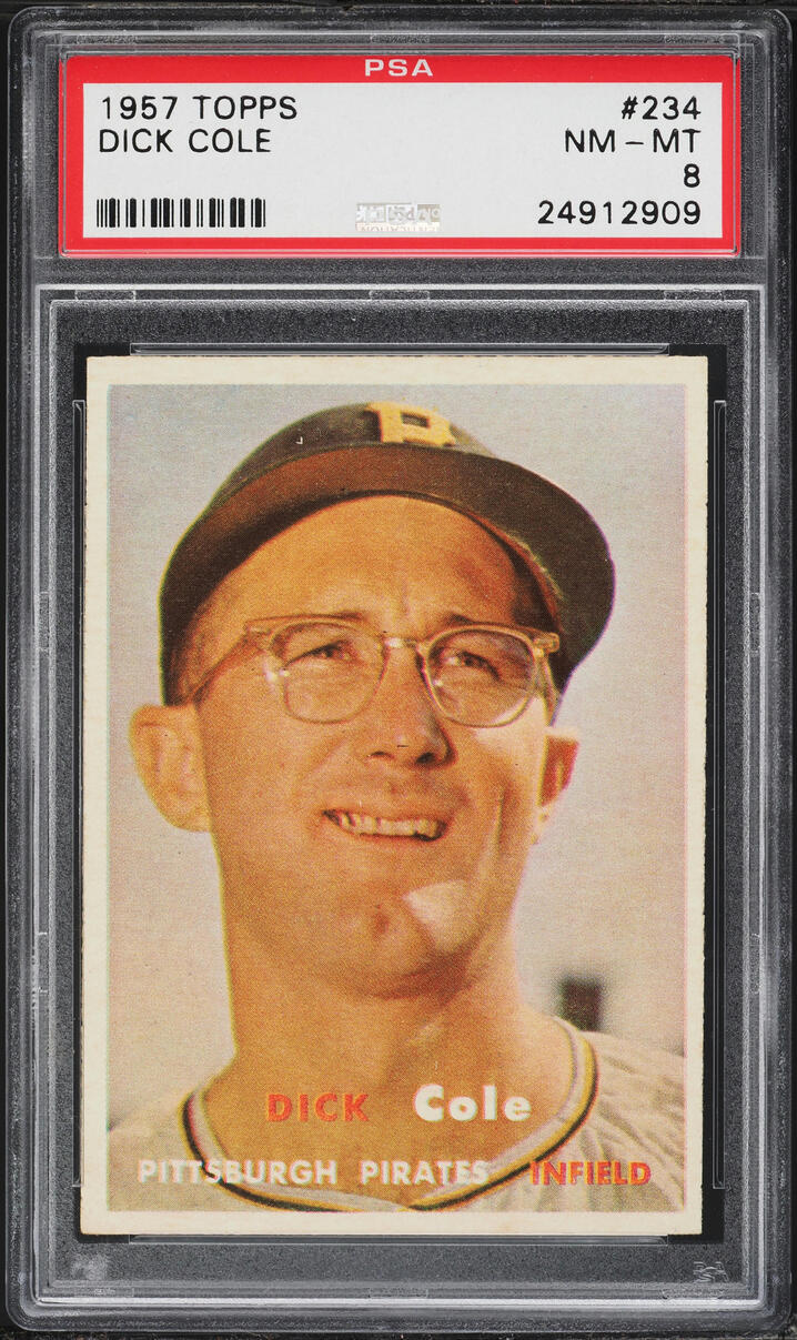 1957 Topps Dick Cole #234 PSA 8 NM-MT