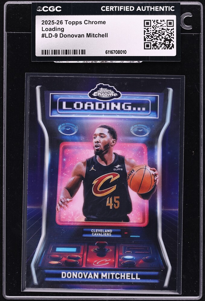 2025 Topps Chrome Loading Donovan Mitchell #LD-9 CGC AUTH