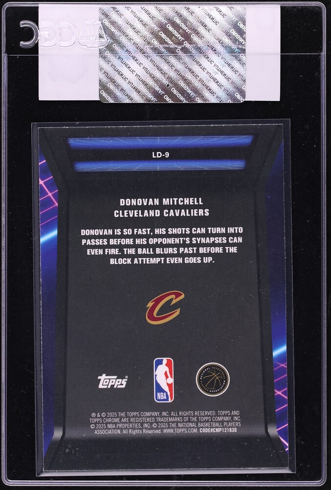2025 Topps Chrome Loading Donovan Mitchell #LD-9 CGC AUTH