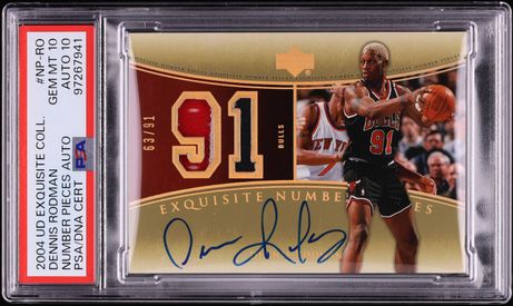 2003 SP Signature Authentic Dennis Rodman AUTO #AS-DR PSA 9 MINT