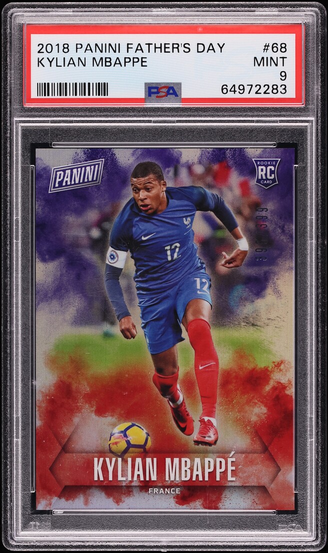 PSA9 RC mbappe panini 2018 W杯 PSA9 RC mbappe panini 2018 W杯 2018 【公式通販】