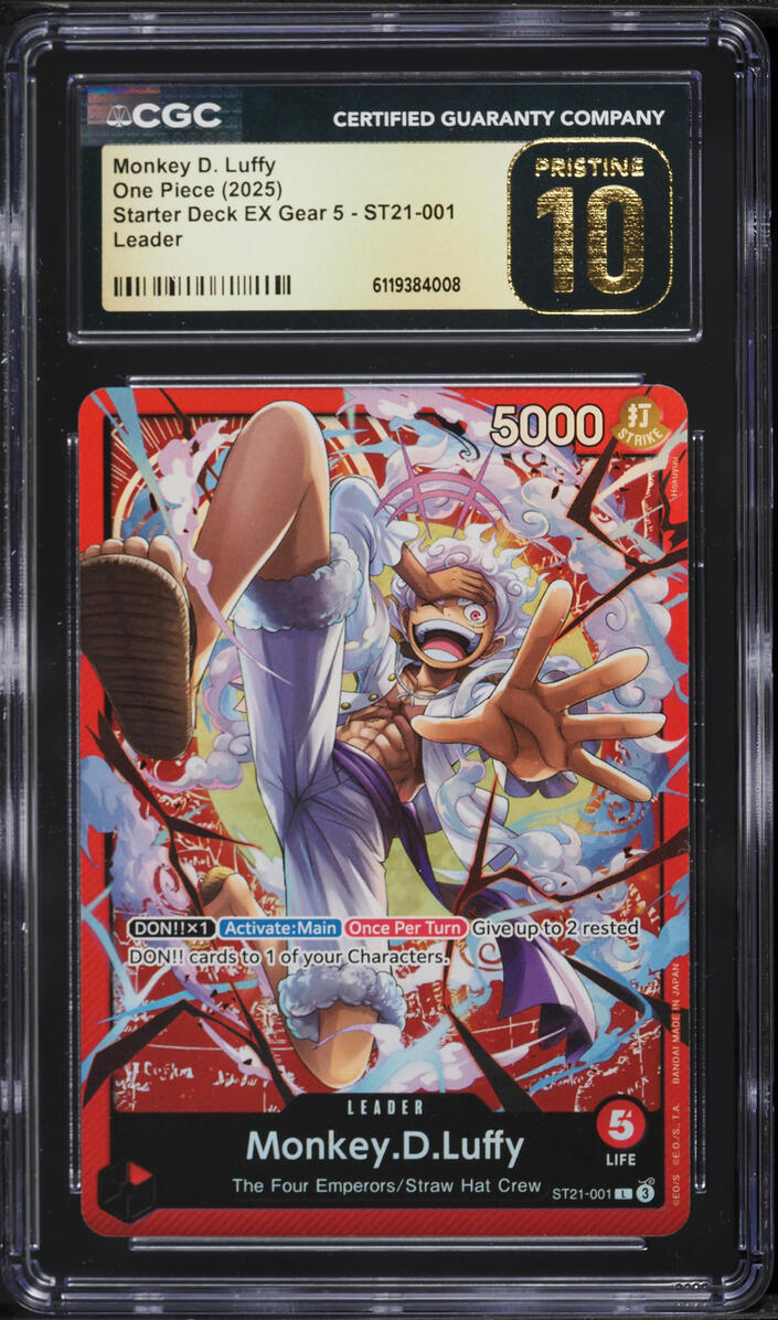 one piece card game starter deck ex gear 5 One Piece TCG: Starter Deck - Gear 5 [ST-21] main image 0