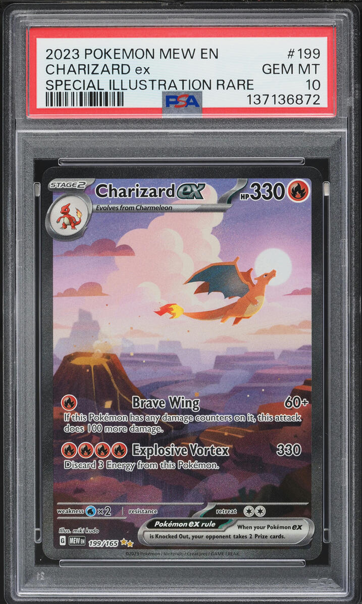 2023 Pokemon Scarlet & Violet 151 SIR Charizard ex #199 PSA 10 GEM MINT