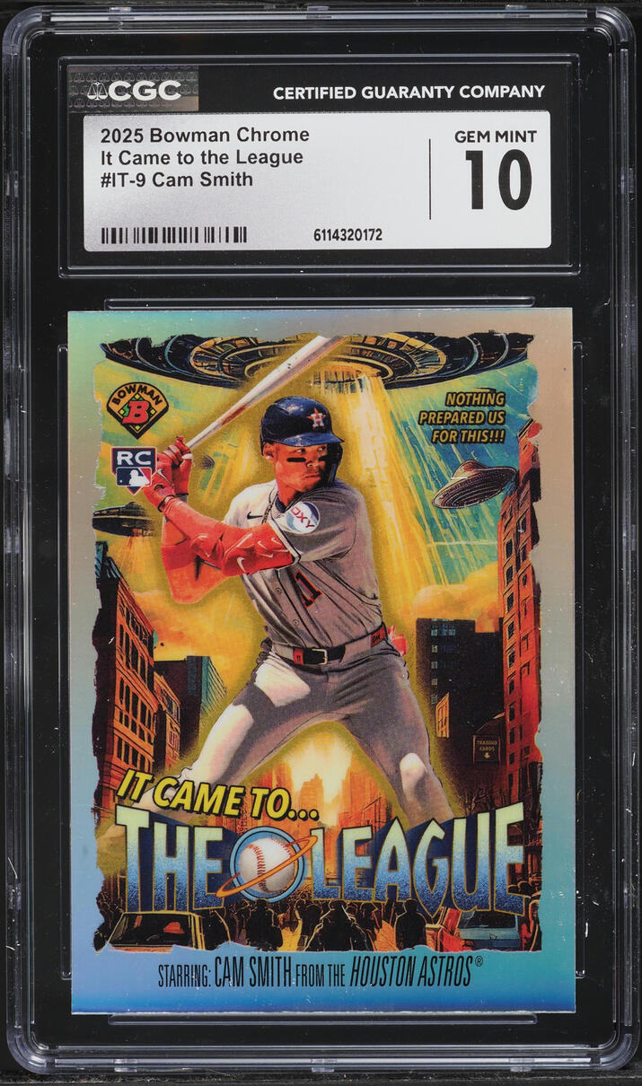 2025 Bowman Chrome It Came To The League Cam Smith ROOKIE #IT-9 CGC 10 GEM MINT
