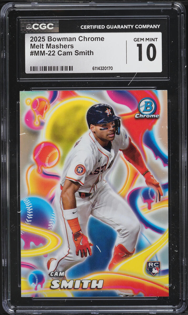 2025 Bowman Chrome Melt Mashers Cam Smith ROOKIE #MM-22 CGC 10 GEM MINT