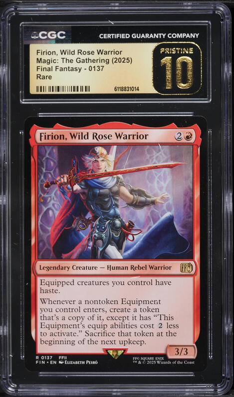 2025 Magic The Gathering MTG Final Fantasy Cloud, Midgar Mercenary CGC AUTH on Fanatics Collect 2025 Magic The Gathering MTG Final Fantasy Cloud, Midgar Mercenary CGC AUTH on Fanatics Collect