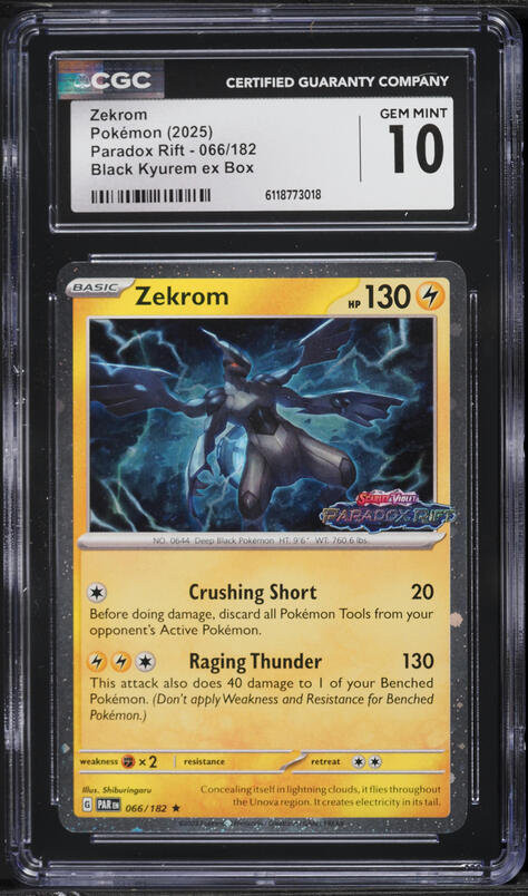 2025 Pokemon Japanese Scarlet & Violet Black Bolt Alt Art Kyurem