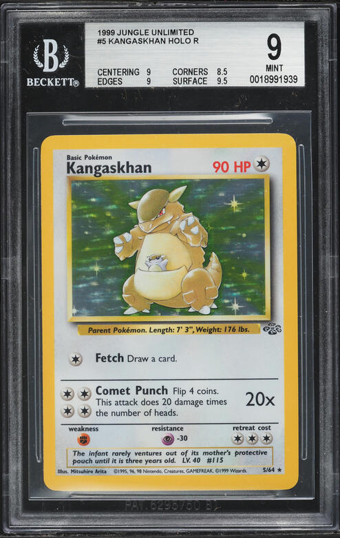blaine's kangaskhan pokemon card value Graded 1st Edition Blaines (36/132) - Gym Heroes - PSA 8 the official authentication and grading ensure this card remains a verified mainstay of your growing collection. Blaine's Kangaskhan 36/132 - Gym