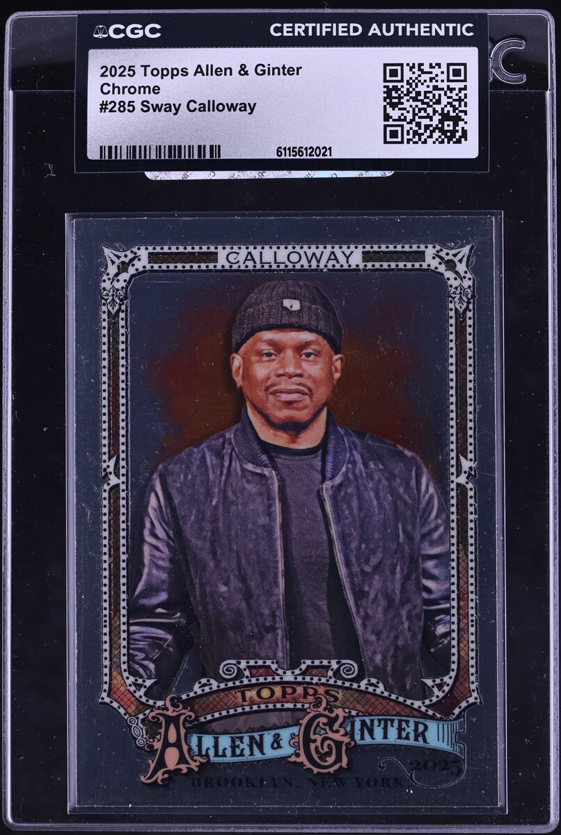 2025 Topps Allen & Ginter Chrome Sway Calloway #285 CGC AUTH