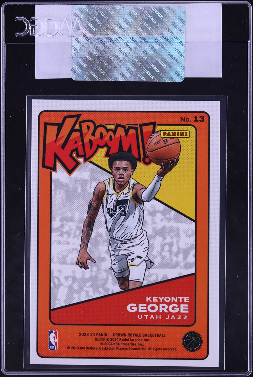 2023 Panini Crown Royale Kaboom! Keyonte George ROOKIE #13 CGC AUTH