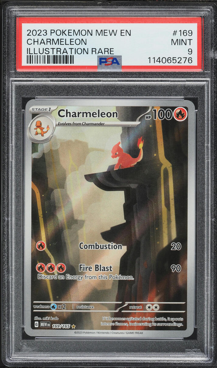 2023 Pokemon Scarlet & Violet 151 IR Charmeleon #169 PSA 9 MINT
