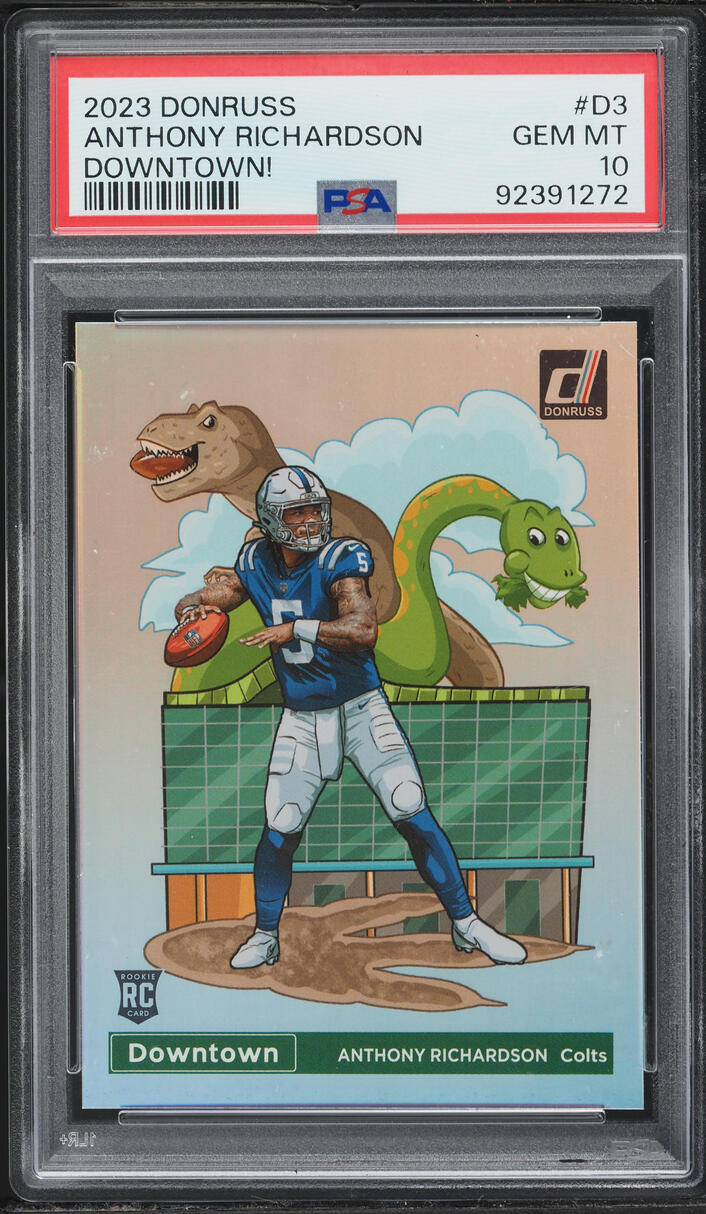 2023 Donruss Downtown Anthony Richardson ROOKIE #D-3 PSA 10 GEM MINT