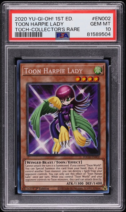 2020 Yu-Gi-Oh! Lost Art Promo Harpie Dancer #LART-EN023 CGC AUTH on Fanatics Collect 2020 Yu-Gi-Oh! Lost Art Promo Harpie Dancer #LART-EN023 CGC AUTH on Fanatics Collect