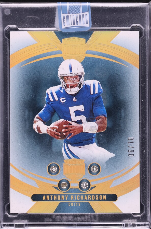 2024 Panini Eminence First Eminence Diamond Gems Anthony Richardson /10 #FE-ARN