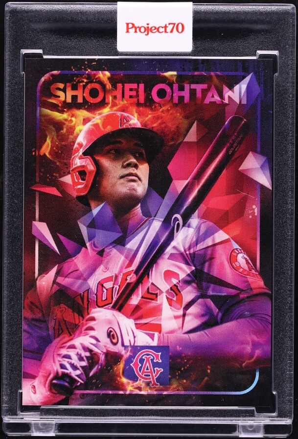 Topps Project 70 Slideshow 2021 Topps Project 70 By Mikael B. Shohei Ohtani #625 on Fanatics Collect