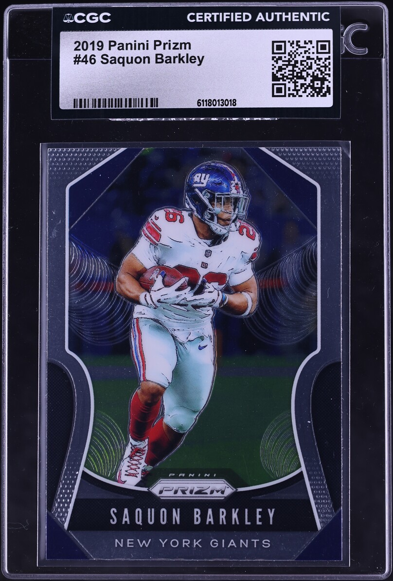 2019 Panini Prizm Saquon Barkley #46 CGC AUTH