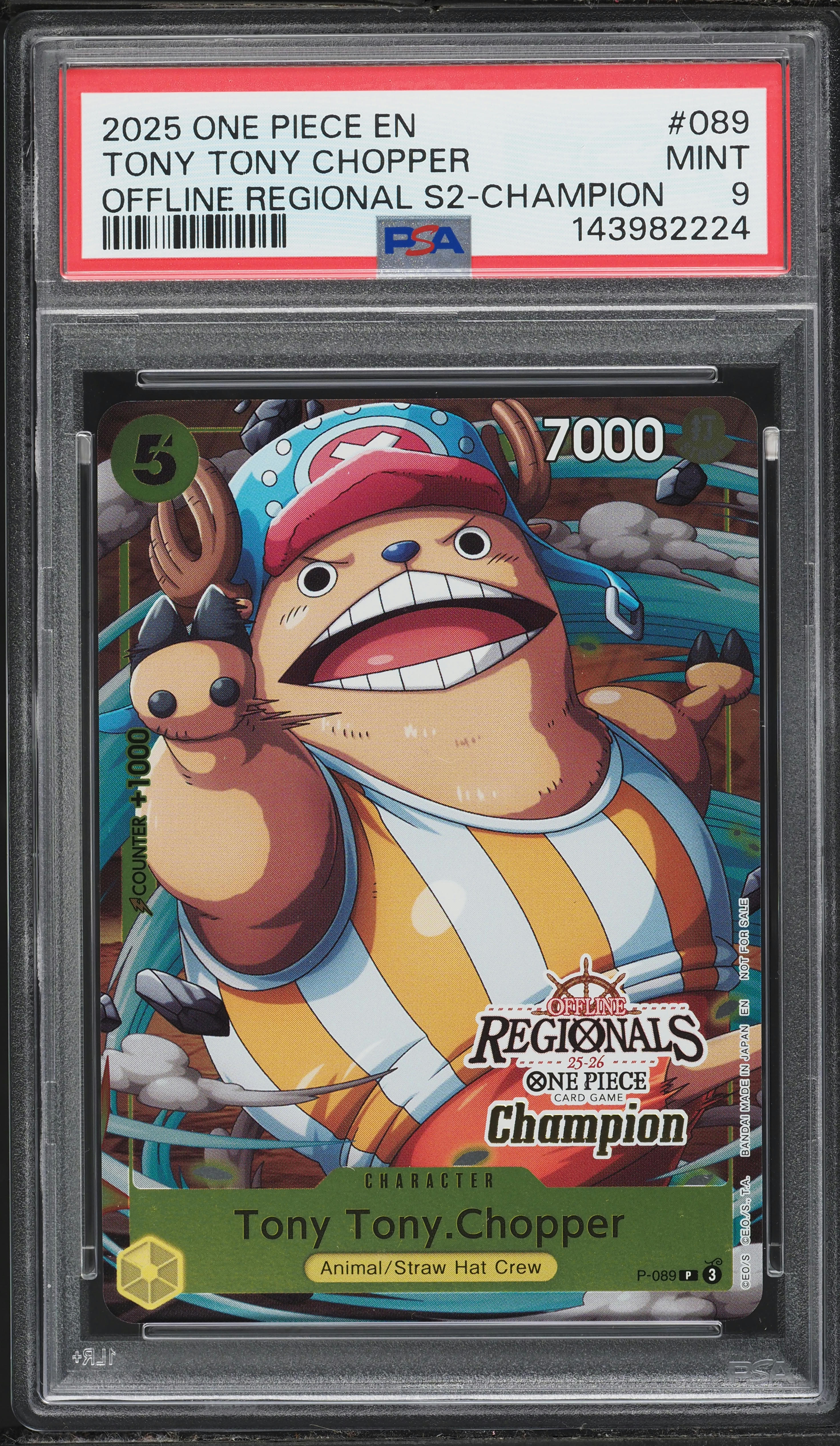 2025 One Piece Offline Regionals Season 2 Champion Tony Tony