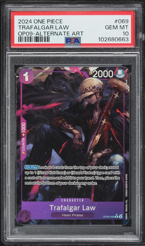 2024 One Piece Emperors In The New World Alt Art Trafalgar Law