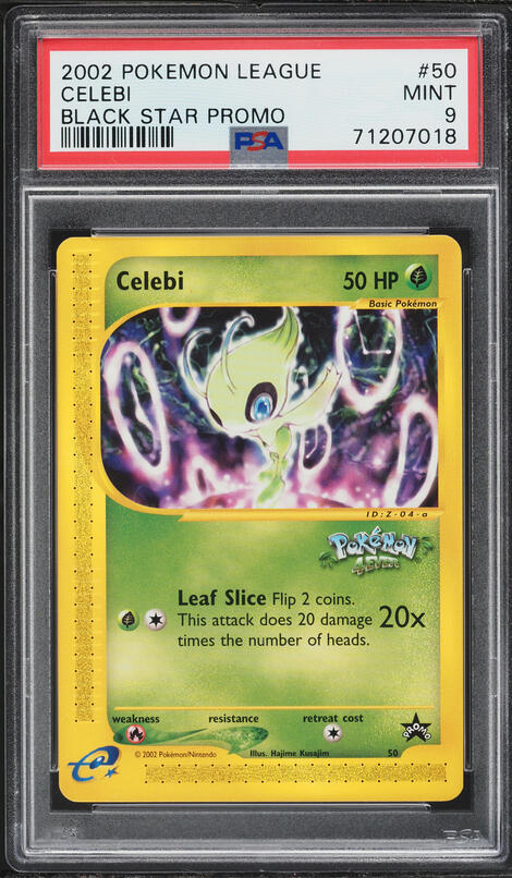 2001 Pokemon Japanese Black Star Promo Celebi #6 PSA 10 GEM MINT