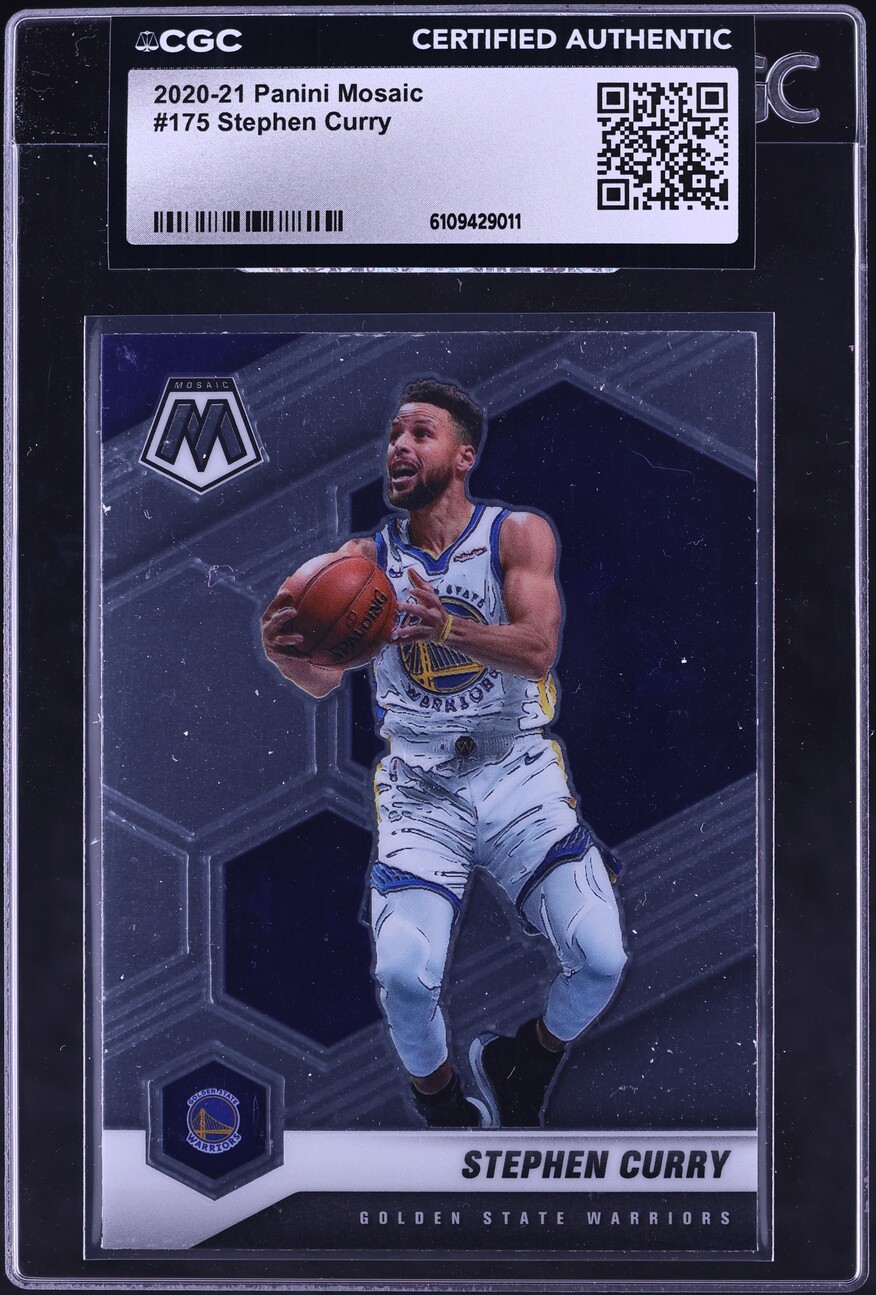 2020 Panini Mosaic Stephen Curry #175 CGC AUTH