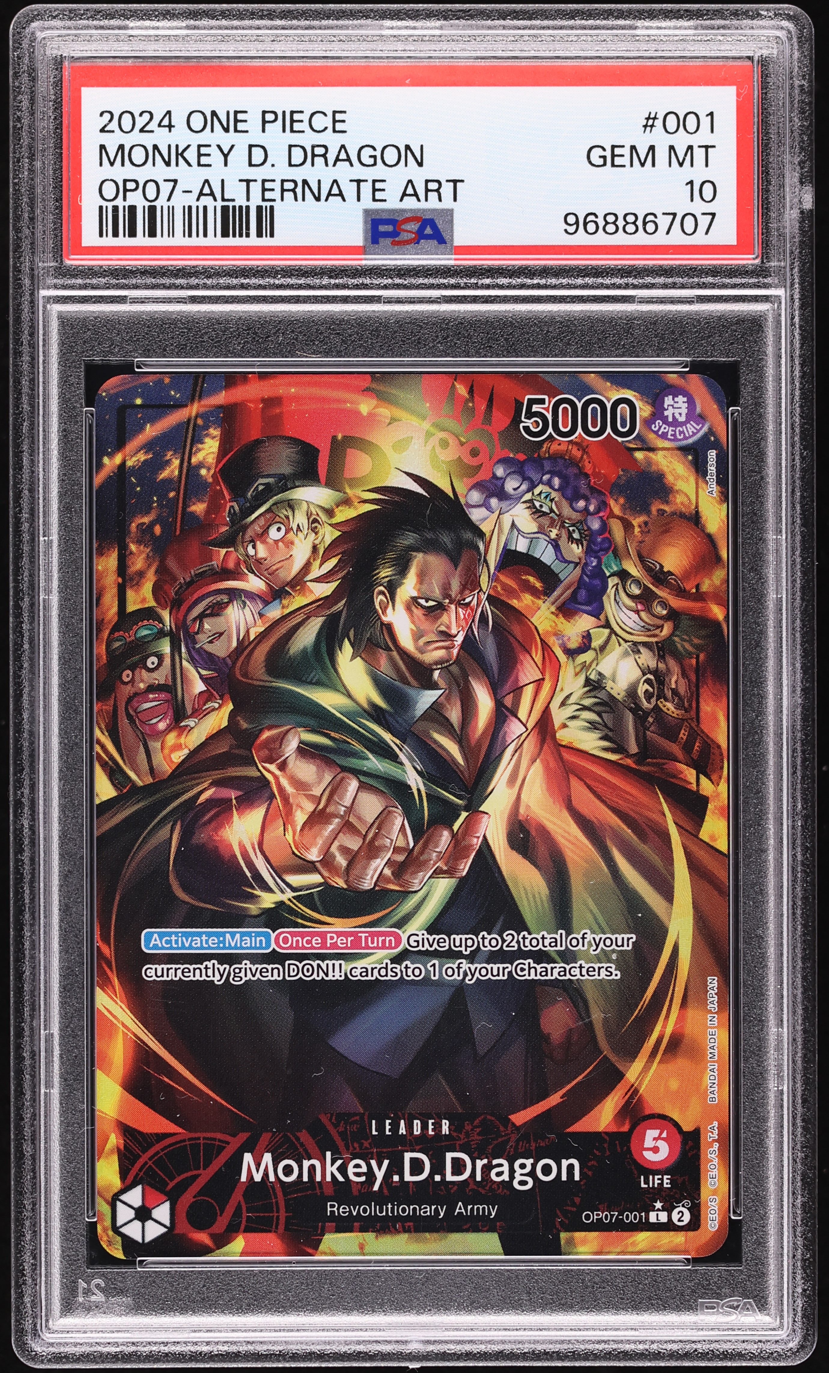 2024 One Piece 500 Years In The Future Alt Art Leader Monkey D