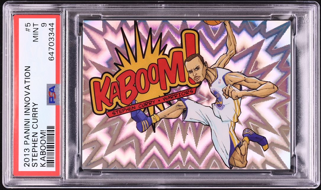 2013 Panini Innovation Kaboom! Stephen Curry #5 PSA 9 MINT