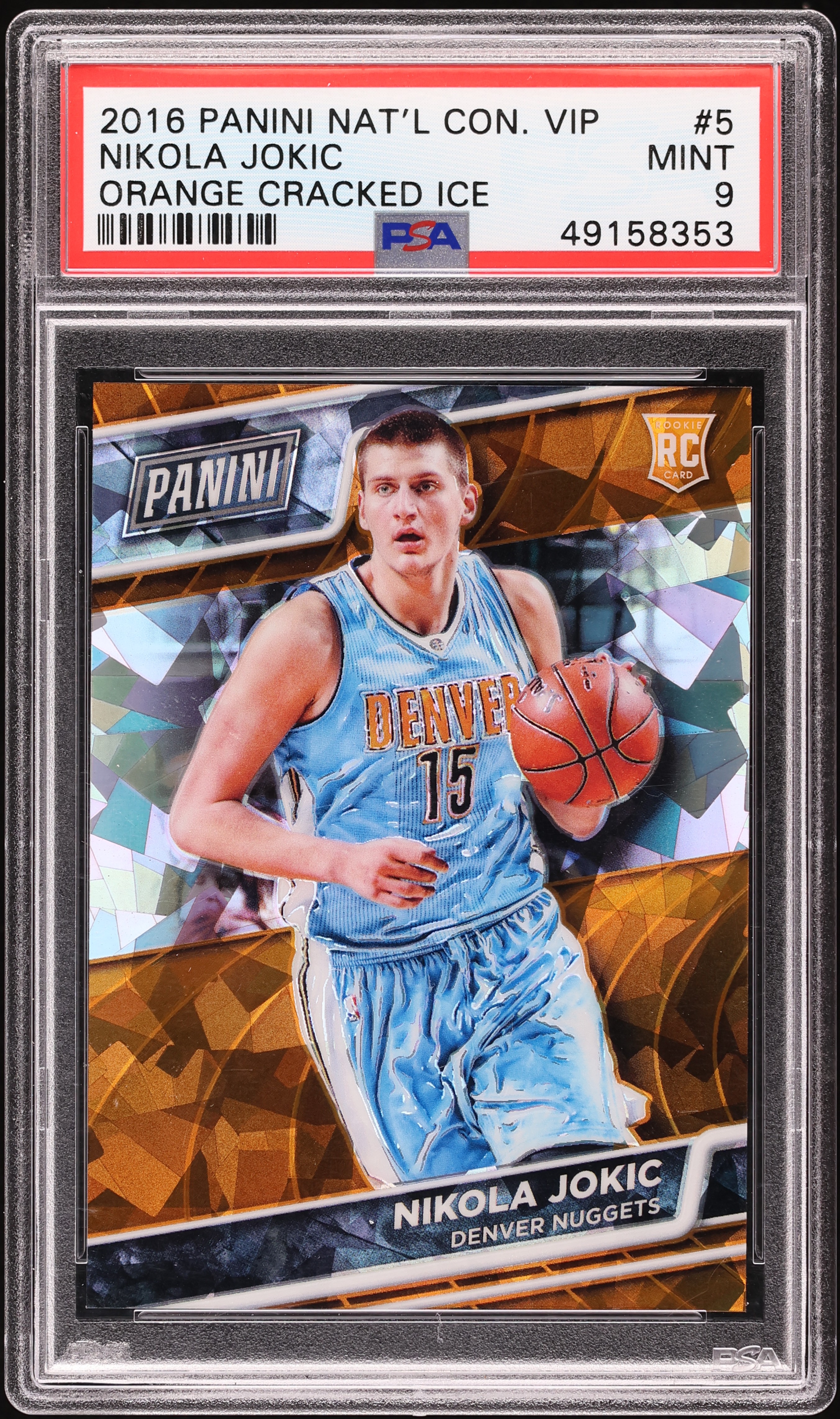 未開封10シリ ゴールドダイア 2017フローレス バムアデバヨ ルーキーカード 2016 Panini National Convention Vip Orange Cracked Ice Nikola