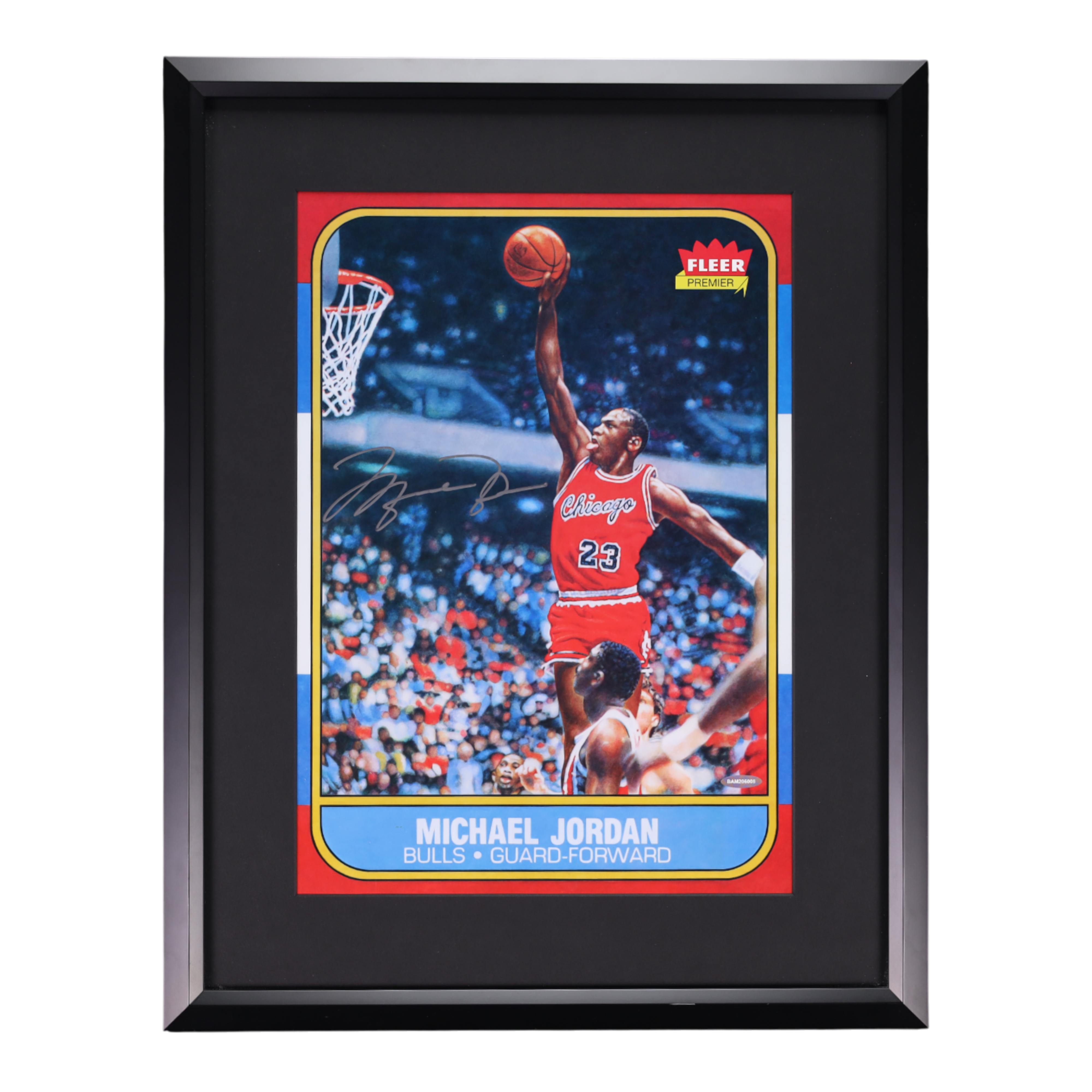 Michael Jordan Signed Autographed Framed Poster - UDA AUTH on