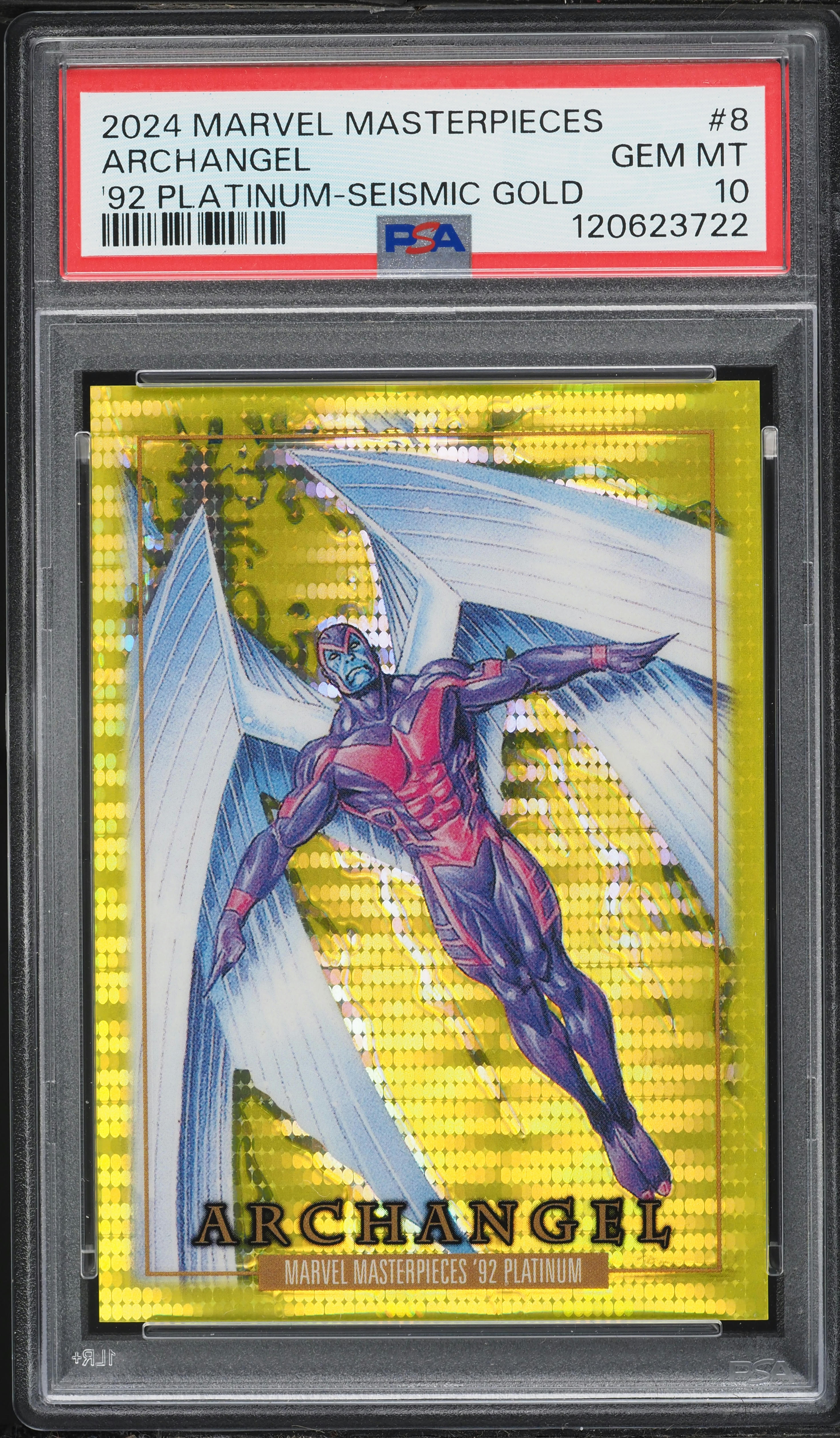 2024 Upper Deck Marvel Masterpieces '92 Platinum Seismic Gold