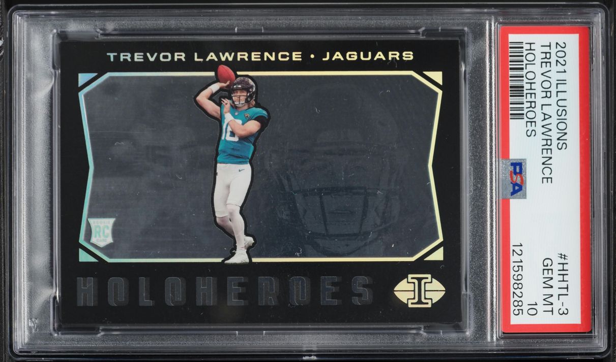 2021 Panini Illusions Holoheroes Trevor Lawrence ROOKIE #HHTL-3 PSA 10 GEM MINT