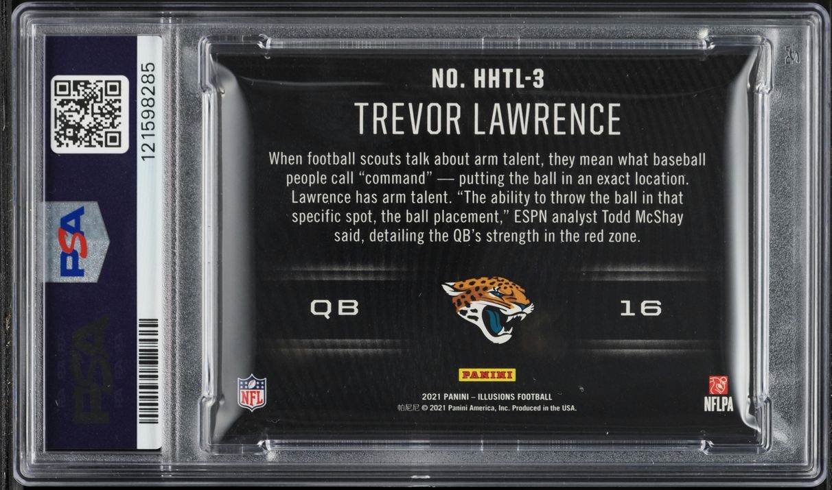 2021 Panini Illusions Holoheroes Trevor Lawrence ROOKIE #HHTL-3 PSA 10 GEM MINT