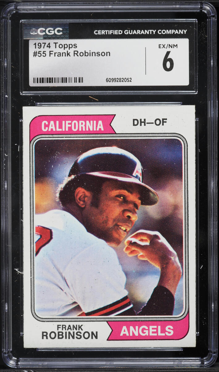 1974 Topps Frank Robinson #55 CGC 6 EXMT